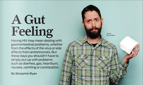 Gut, Scott Brynildsen, side effects, HIV, gastrointestinal, side effects, antiretrovirals